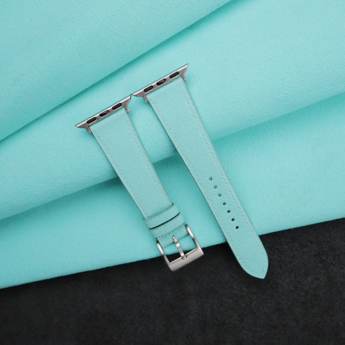 Hermès shoulder strap Black Blue Green Pony-style calfskin ref.114012 -  Joli Closet