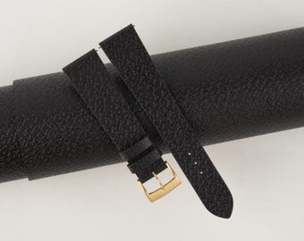 Vintage Chocolate Peccary Leather Watch Strap, Handmade Peccary Watch Strap, Peccary Leather Strap Watch 16mm 18 mm 20mm 22mm