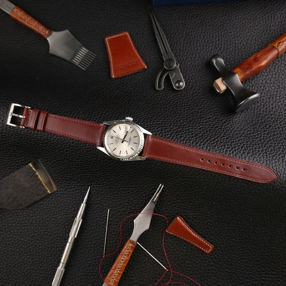 Shell cordovan watch strap 20mm best sale