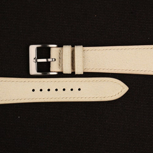 Handdn Watchstraps Alcantara Sand Leather Strap, Sand Alcantara Strap Watch, Alcantara Watch Bands 16mm authentic 18mm 19mm 20mm 21mm