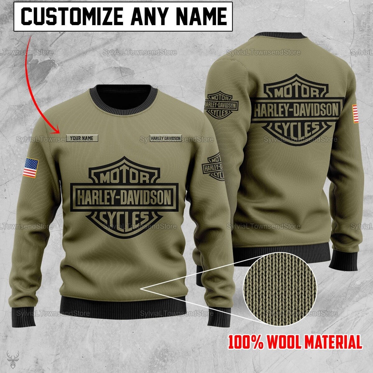 Harley Davidson Motorcycles Sweater Harley Dirt Bike Sweater Etsy