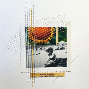 Soleil Double De Californie Mixed Media Art