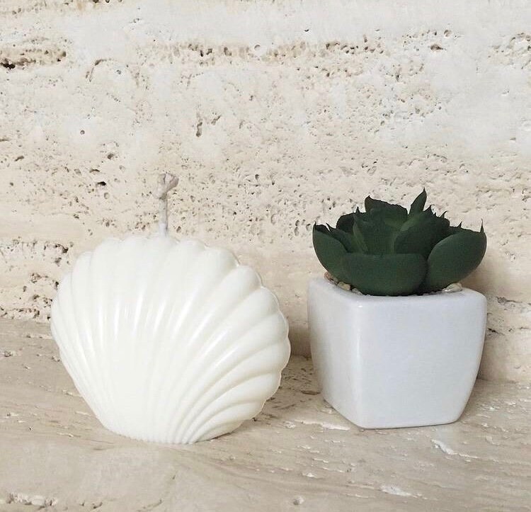 Shell Candles Made To Order Etsy