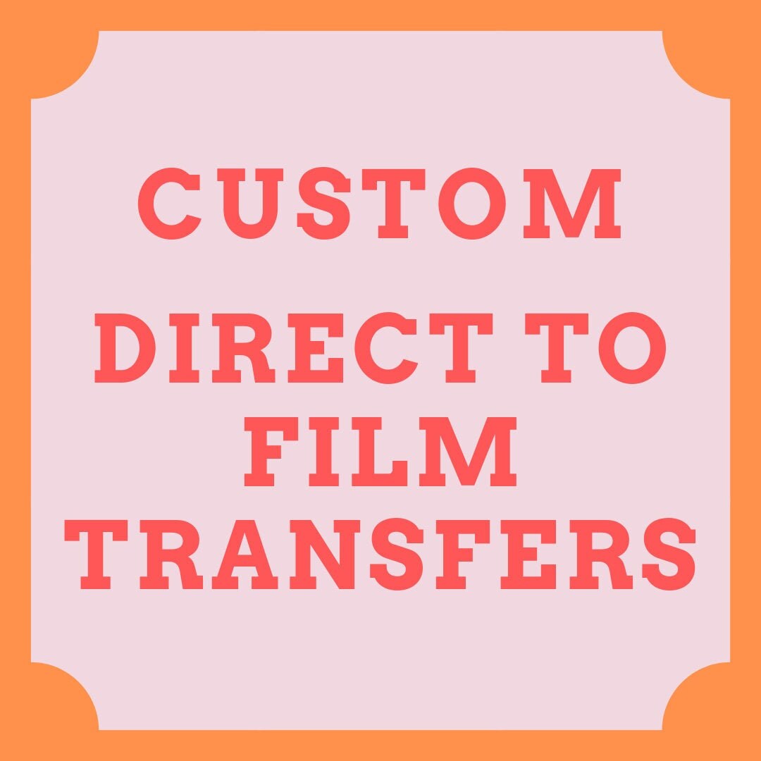 Custom DTF Direct to Film Transfers, Full Color, No Weeding, Tshirt Transfers, Neck Tag