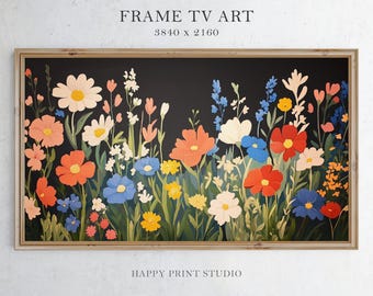 Wildflower Spring Art voor Samsung Frame TV (digitale download)