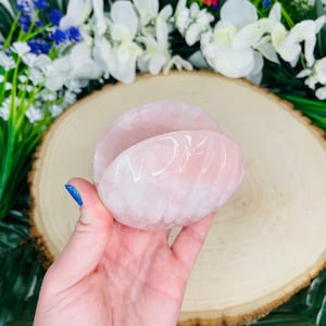 LARGE Rose Quartz Clam Shell | Love | Emotional Healing