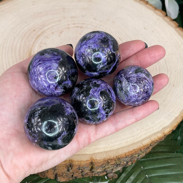 HIGH QUALITY Charoite Sphere | Purpose Stone | Purple Charoite Sphere | 1.5 inch