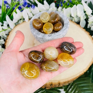 Golden Healer Quartz Tumble | Pocket Stone | Bra Stone | 1-1.5 inches
