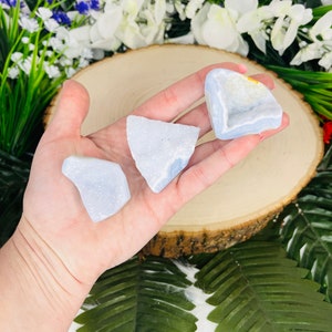 Druzy Blue Chalcedony Freeform | Meditation Crystal | Small