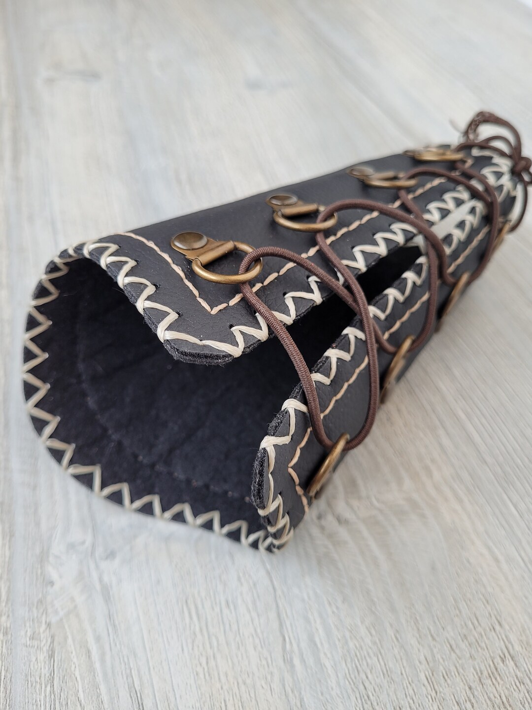 Archer Wrist Guard black Archer Bracelet Etsy