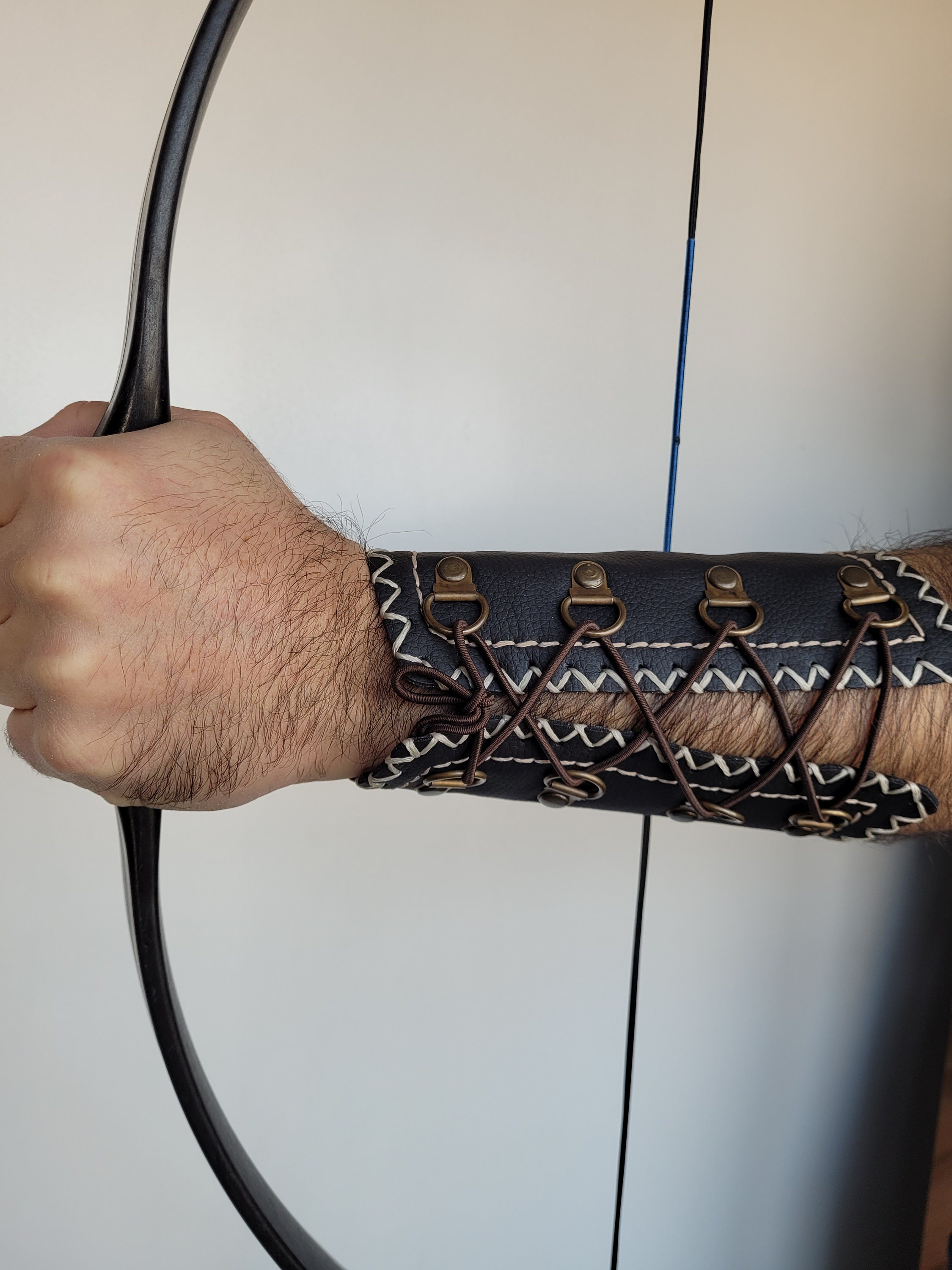 Archer Wrist Guard black Archer Bracelet Etsy