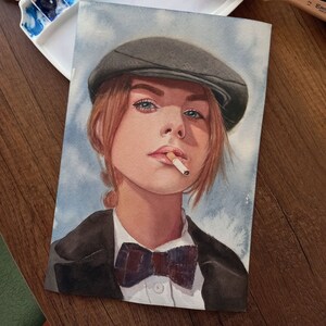 Custom Watercolor Portrait Original Painting Child Portrait Female Personalized Portrait Realistic Hand Made Portrait From Photo Painting