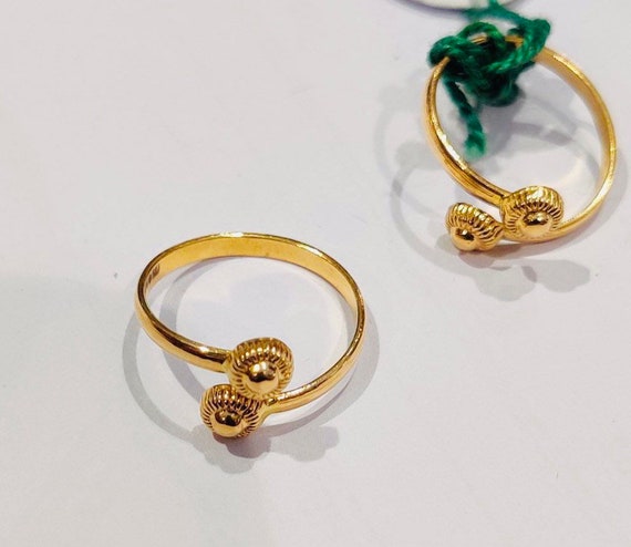 gold toe rings india | Gold Ring-22K, Gold Wt.( 5.410 Gms.) - JewelsNext |  Gold ring designs, Diamond earrings online, Gold toe rings