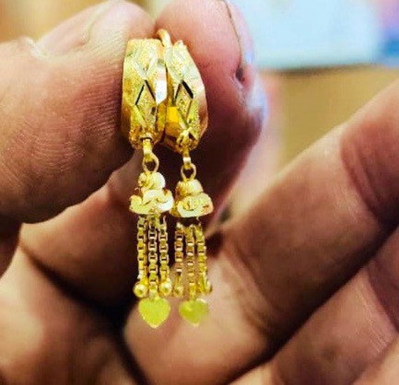 22K Gold Hoop Earring in Kolkata - Dealers, Manufacturers & Suppliers -  Justdial