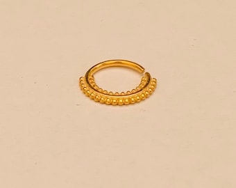 14k Solid Gold nose ring-nose gold hoop,gold nose ring,Solid Gold Nose ring,Indian nose gold ring-nose hoop-tribal nose ring-Gold Nostril