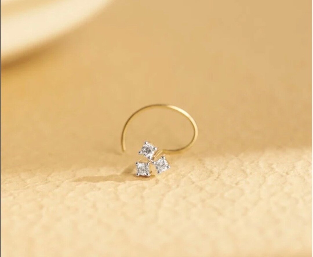 Three diamond nose ring deals