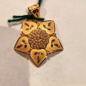 22金 インド ネックレストップ 本物の 22k イエロー ゴールド ペンダント ネックレス インドの