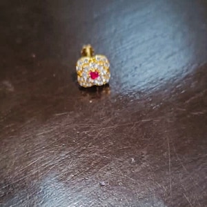 22kGold Nose Stud-Gold labret- Any piercing jewellery-Nostril Stud-Gold nose hoop- Gold Nose Stud-Tiny Solid gold nose ring- Christmas Gift