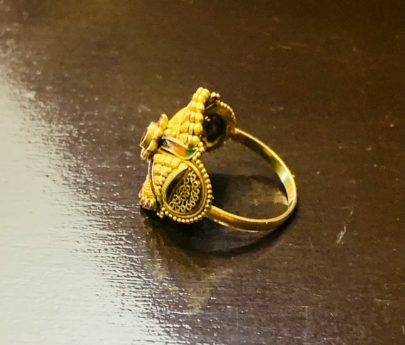 New and Latest Design of Desi Indian Rajasthani Gold Ladies-Ring