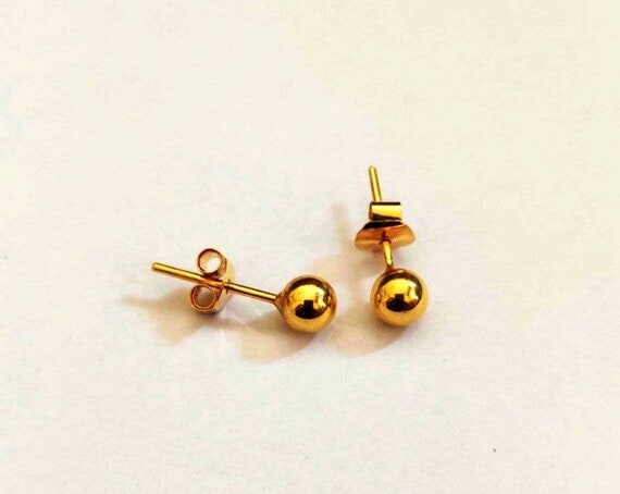 One gram gold studs online leaf design - Swarnakshi Jewelry