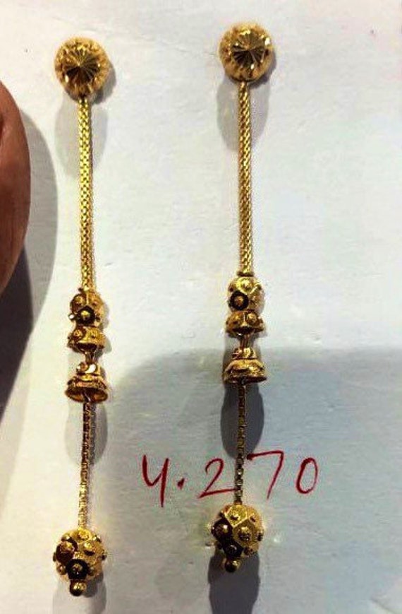 Inspired Gold Women Fancy Rope Chain Drop Earring