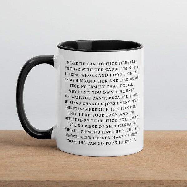 Taza de Lisa Barlow "Meredith" de RHOSLC - Bravo Gift (SOLO REINO UNIDO)