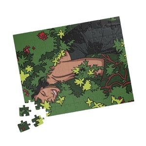RHONY Comtesse Luann de Lesseps tombant dans des buissons Puzzle | Les vraies femmes au foyer de New York | Bravo TV Puzzle | Excellent cadeau pour les fans de Bravo