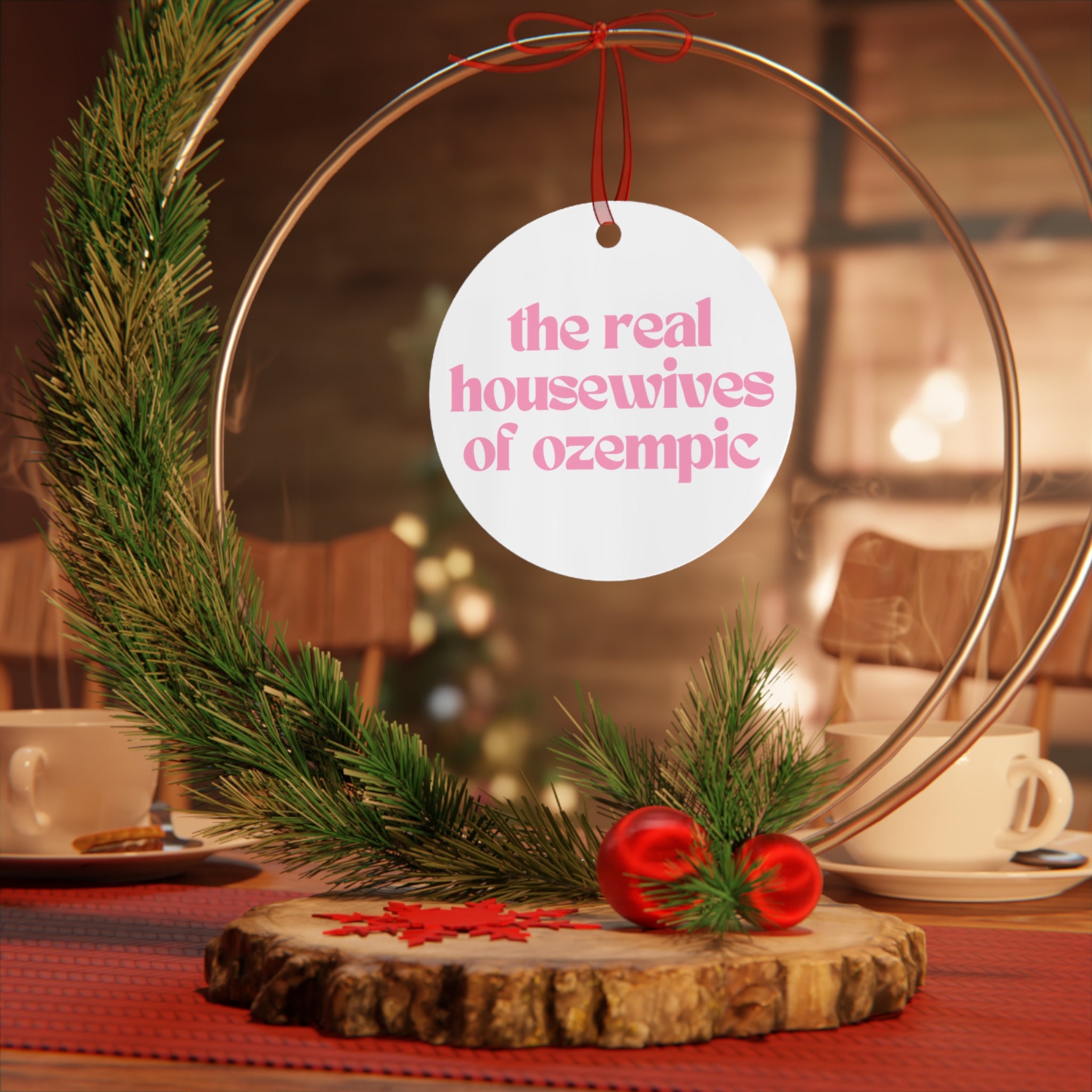 Buy Real Housewives of Ozempic Metal Ornament: Bravo TV Holiday Decor  Online in India - Etsy