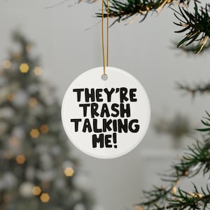 Sister Wives Christmas Ornament | Kody Brown Trash Talk Rant | Sisterwives Merch The Brown Family TLC | Gift for Reality TV Fans