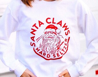 white claw crew neck