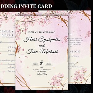 Indian Wedding Digital Invite as Indian Wedding invitation card Hindu, Indian invite template & Indian invitations Hindu Wedding card Indian