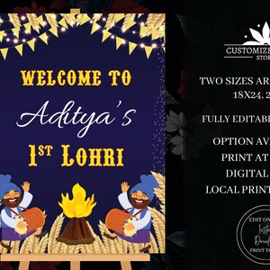 Letreros de Lohri Party como letreros de bienvenida de Lohri, letreros de bienvenida de Lohri y carteles de Lohri, decoración de Lohri como letrero de bienvenida a Lohri, letreros de decoración de Lohri
