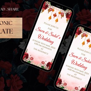 Digital Indian Wedding cards & Indian invitations, Indian Wedding invites as Hindu Wedding cards, Hindu invitations as Hindu wedding invites