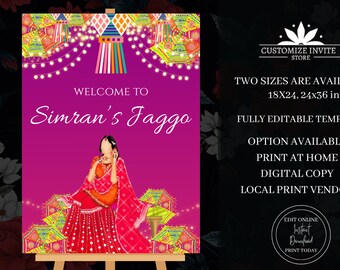 Jaggo Night invites as Jaggo Wedding invite, Jago invitation Digital as Jago invites, Digital Jaggo cards Jaggo invite as Jaggo invitations