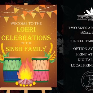 Letreros de Lohri Party como letreros de bienvenida de Lohri, letreros de bienvenida de Lohri y carteles de Lohri, decoración de Lohri como letrero de bienvenida a Lohri, letreros de decoración de Lohri