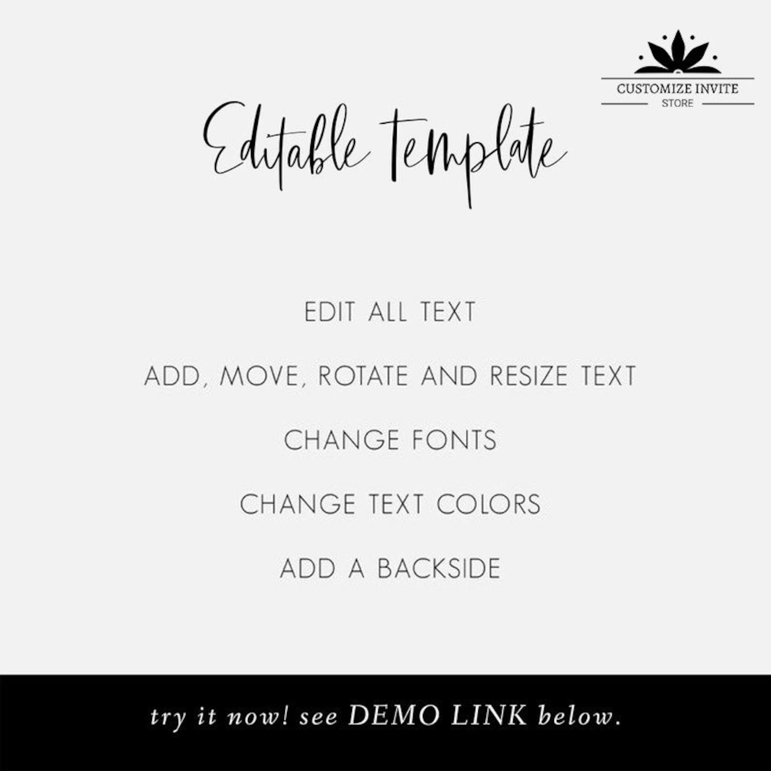 Customize Baby Shower Invitation, PRINTABLE New Baby Shower Invite