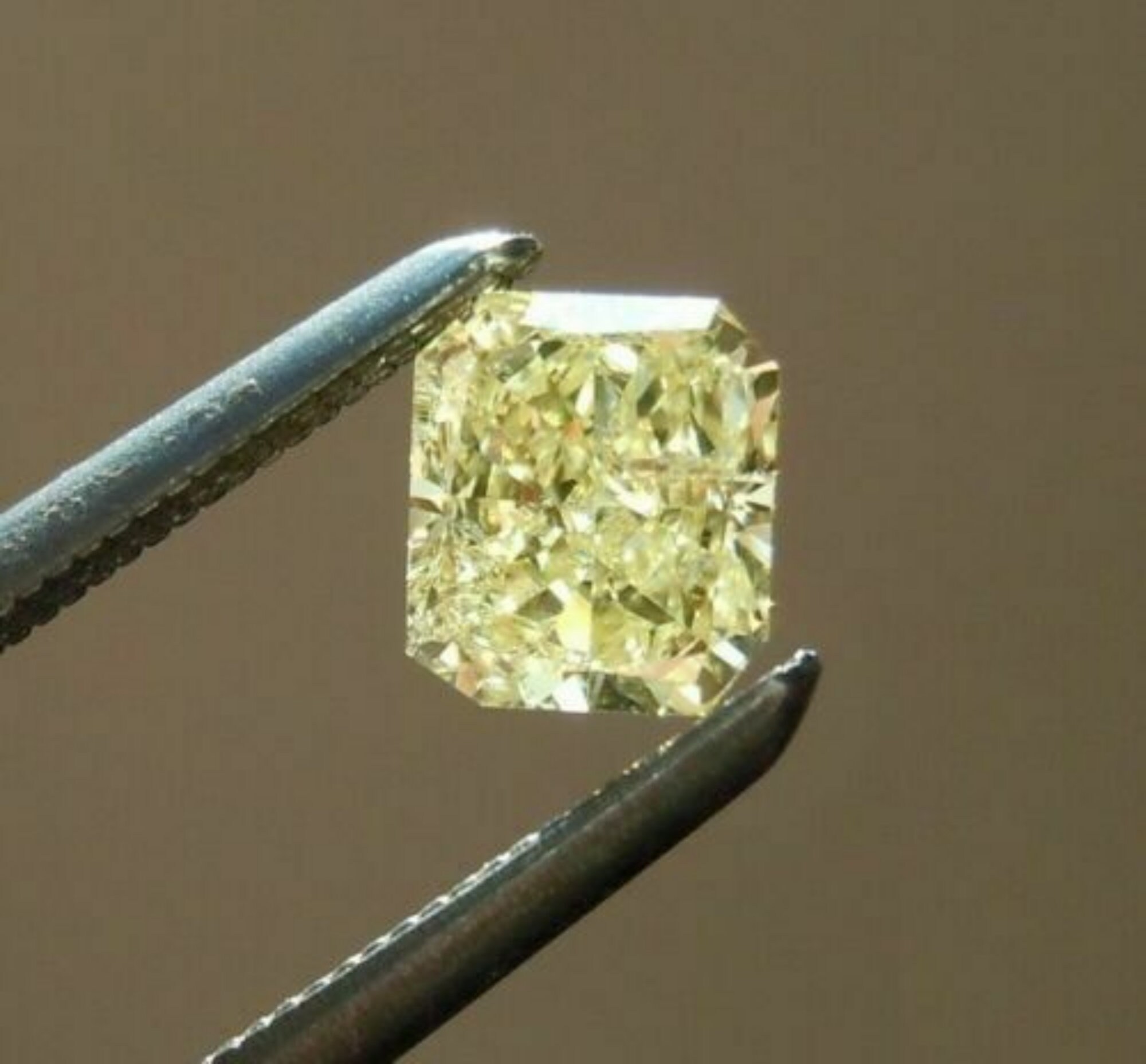 Yellow Moissanite Radiant Cut Moissanite Loose Moissanite Etsy