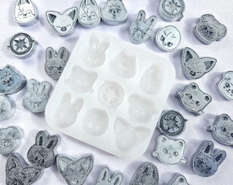 Mini SKZOO characters silicone mold / tiny SKZOO charms mold