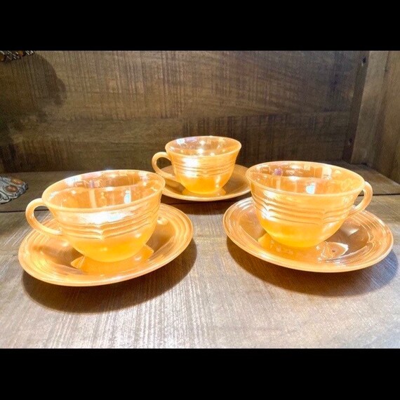 Carnival Glass Coffee/Tea Sets Etsy