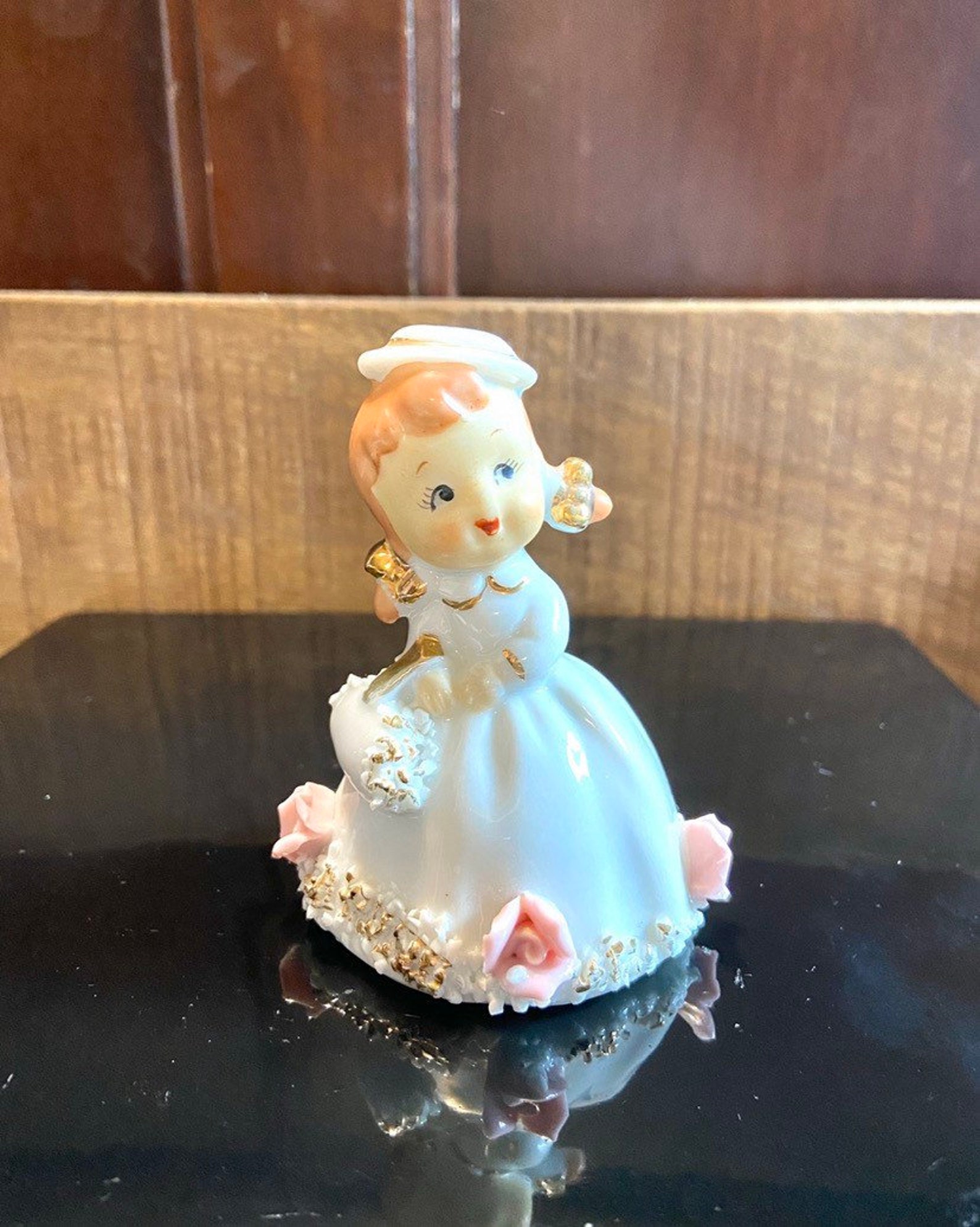 Adorable Lefton Little Girl Bell Etsy