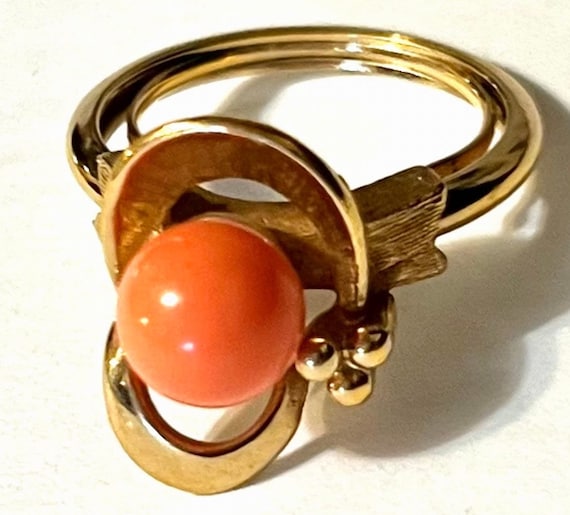 Vintage coral avon ring Gift Gifts Coral - image 10