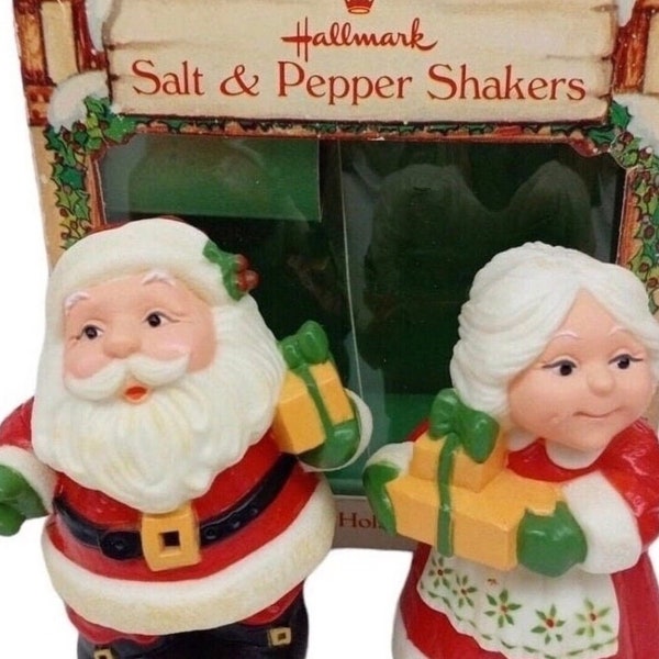 Hallmark Christmas Salt and Pepper Shakers Etsy