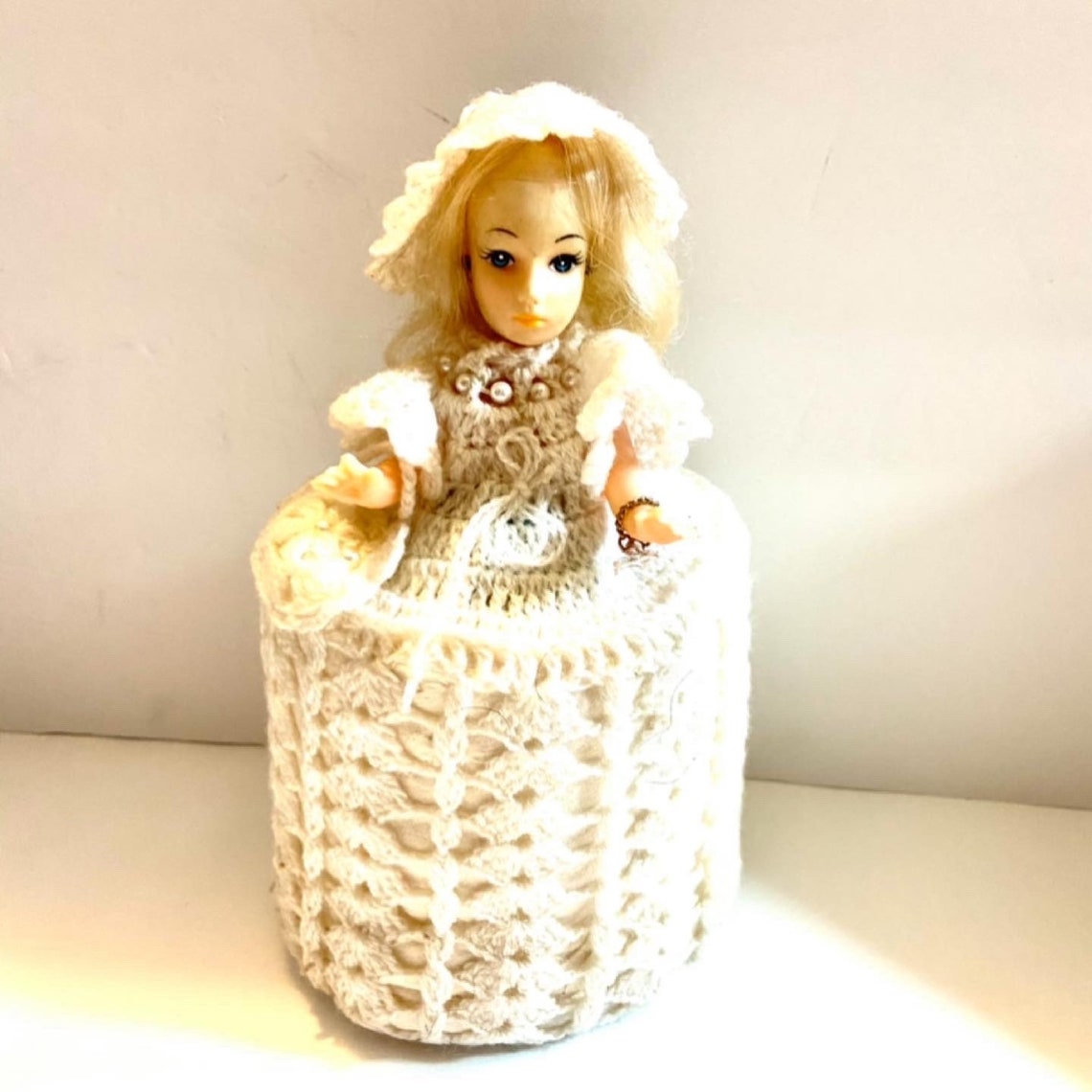 Bathroom Doll Toilet Paper Holder Etsy