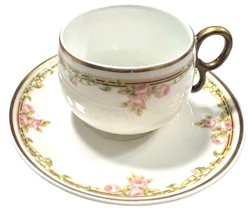 Antique Limoges Rose Tea Cup Antique Tea Cup Kitchen Kitchenware
