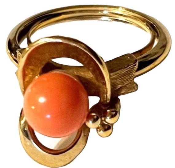 Vintage coral avon ring Gift Gifts Coral - image 7