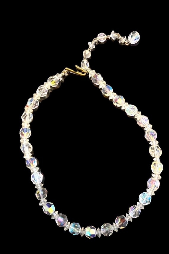 Vintage Aurora Borealis Necklace - image 4