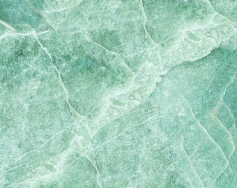 Vinyl Photography Backdrop - Green Marble - For Instagram, TikTok, Flat Lay, Studio Photography & Makeup