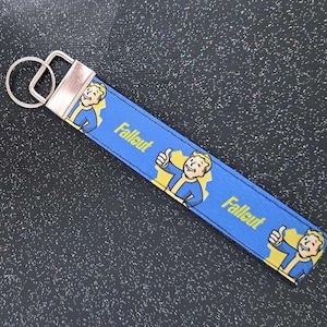 Wasteland Man Keychain Wristlet, Video Game Keychain, Teen Driver Gift, Gamer Gift, Gift for Him, Sweet 16 gift