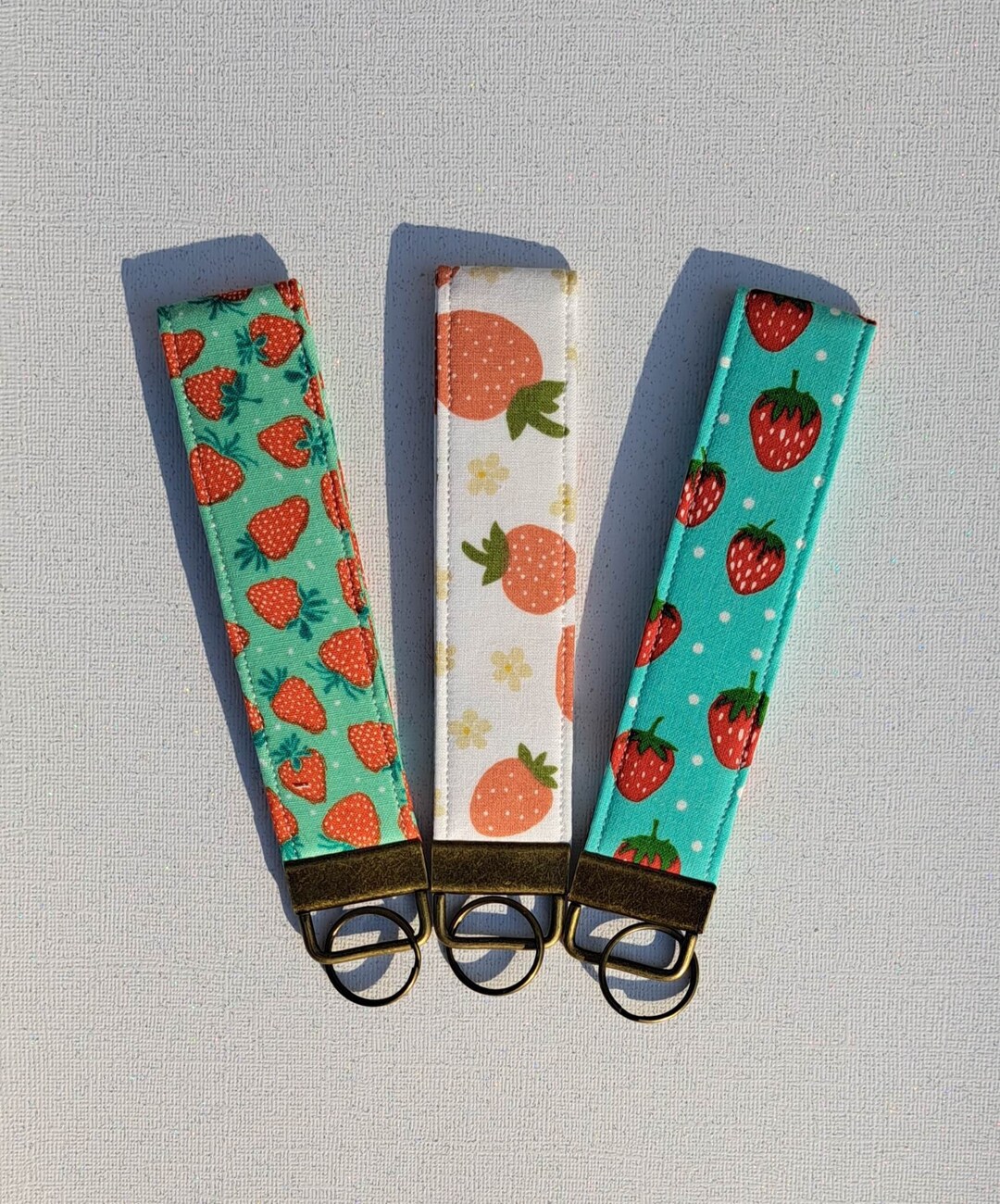 Strawberry Keychain, Kawaii Strawberry, Keychain for Her, Gift for Her