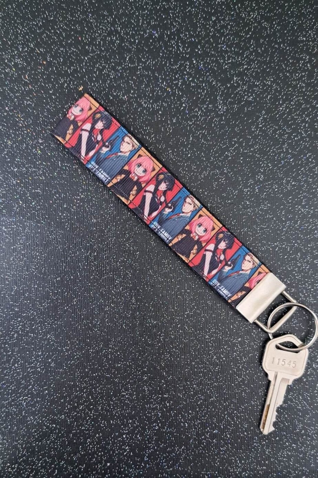 Anime Keychain Wristlet Japanese Anime Keychain Anime Fan Etsy